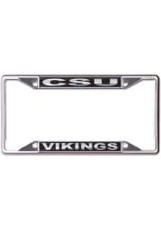 Cleveland State Vikings Black and Silver License Frame