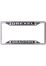 Drexel Dragons Black and Silver License Frame