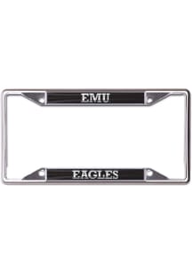 Eastern Michigan Eagles Black and Silver License Frame