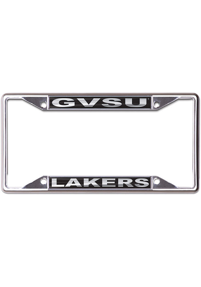 Grand Valley State Lakers Black and Silver License Frame