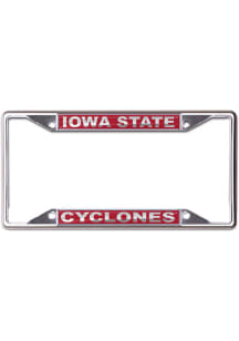 Iowa State Cyclones Metallic Inlaid License Frame