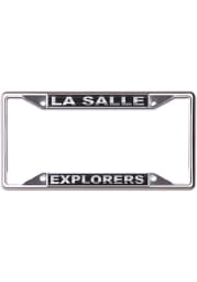 La Salle Explorers Black and Silver License Frame