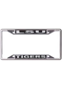 LSU Tigers Black and Silver License Frame