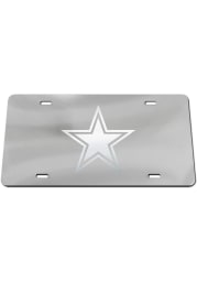 Dallas Cowboys Frosted Car Accessory License Plate