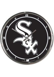 Chicago White Sox Chrome Wall Clock