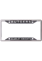 Rutgers Scarlet Knights Metallic Black and Silver License Frame