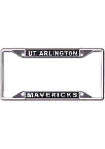 UTA Mavericks Metallic Black and Silver License Frame