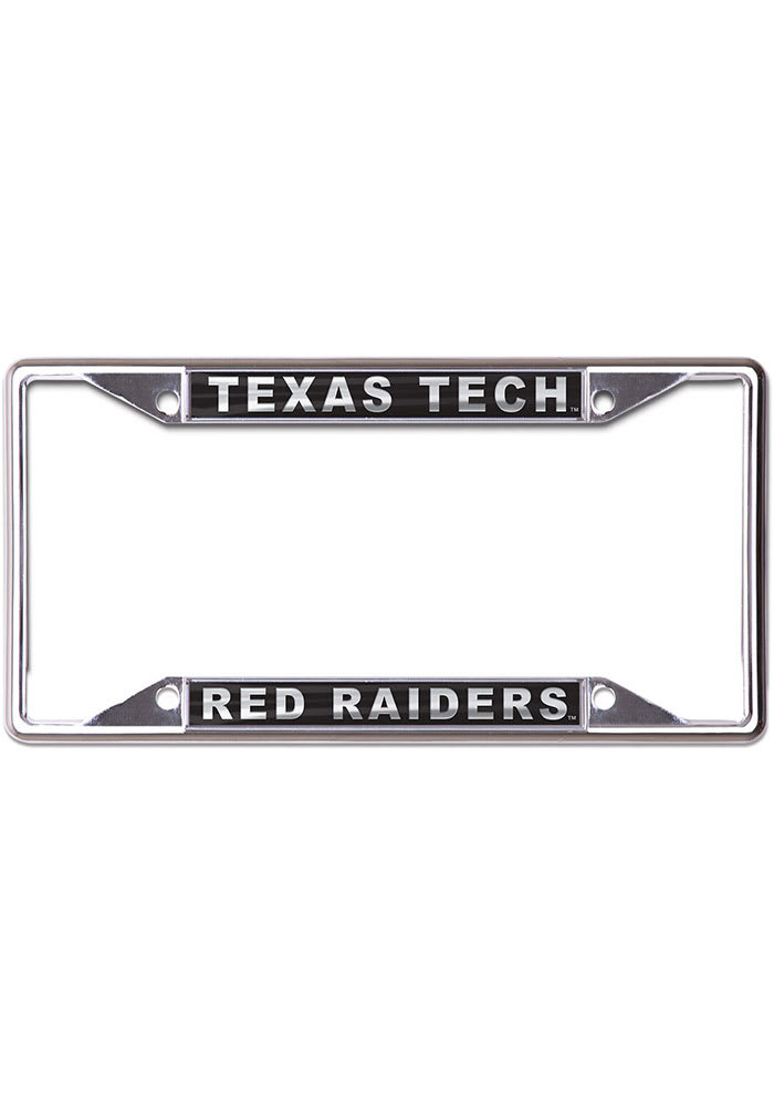 Texas Tech Red Raiders Metallic Black and Silver License Frame