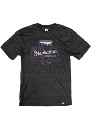 Manhattan Brewing Company Beer Glass Heather Black Short Sleeve T-Shirt