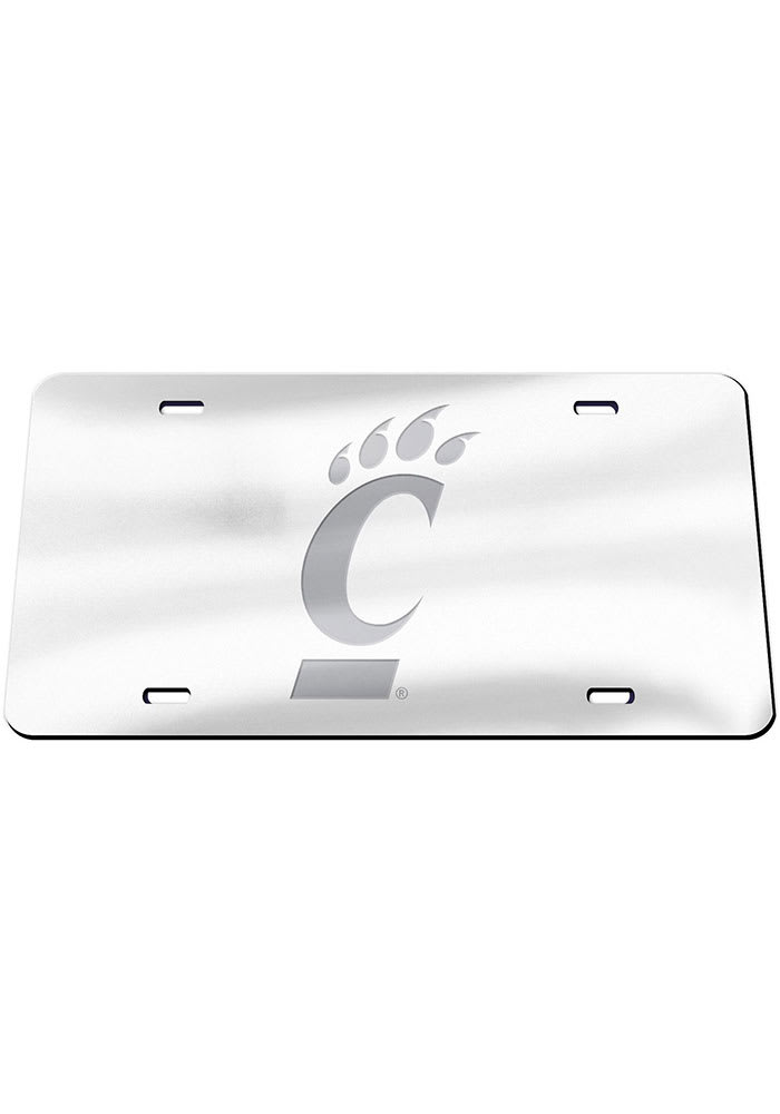 Cincinnati Bearcats Frosted Car Accessory License Plate