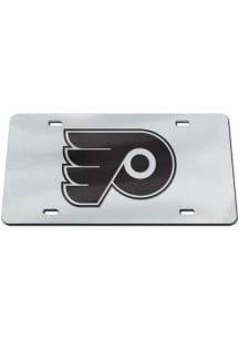 Philadelphia Flyers Black on Silver Car Accessory License Plate