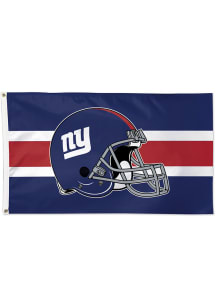 New York Giants 3x5 Helmet Blue Silk Screen Grommet Flag