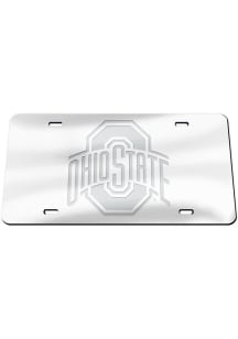 Ohio State Buckeyes Frosted Car Accessory License Plate