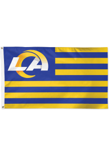 Los Angeles Rams 3x5 American Blue Silk Screen Grommet Flag