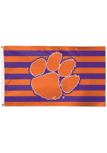 Clemson Tigers 3x5 American Orange Silk Screen Grommet Flag