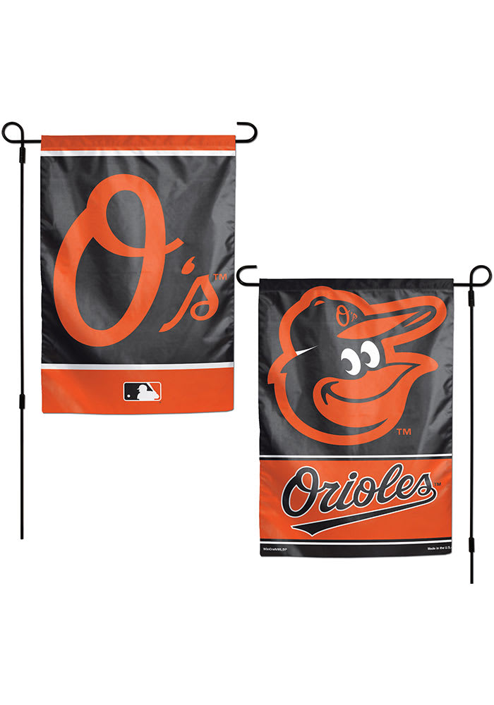 Baltimore Orioles 2 Sided Team Logo Garden Flag