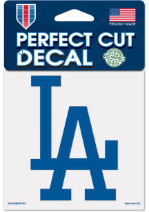 Los Angeles Dodgers 4x4 inch Auto Decal - Blue