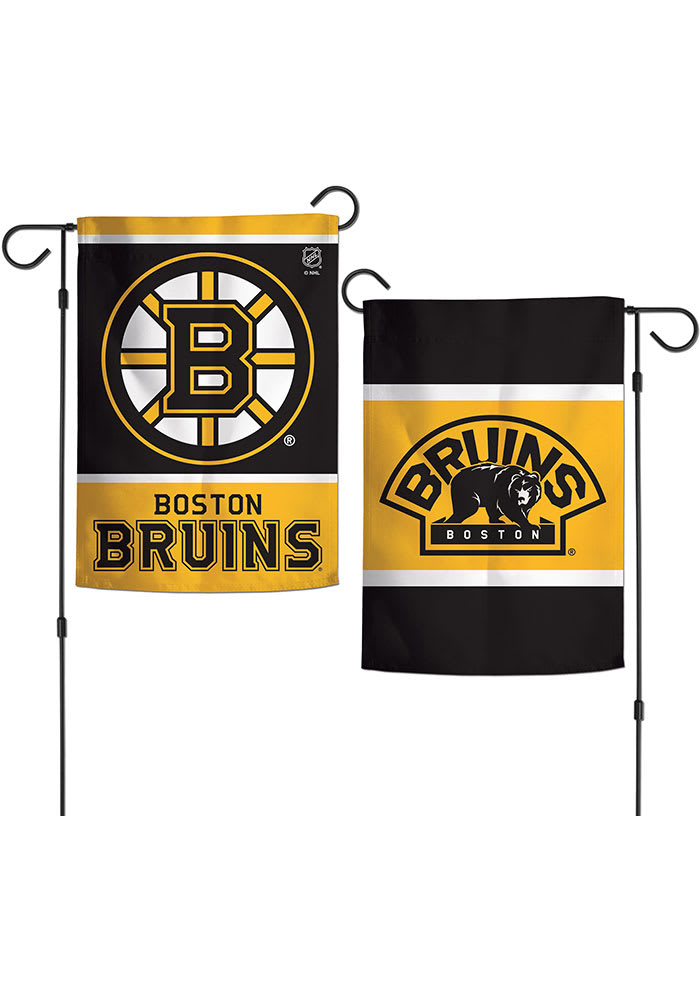 Boston Bruins 2 Sided Team Logo Garden Flag