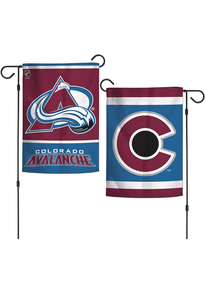 Colorado Avalanche 2 Sided Team Logo Garden Flag