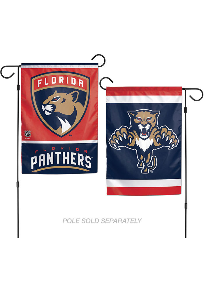 Florida Panthers 2 Sided Team Logo Garden Flag