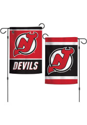 New Jersey Devils 2 Sided Team Logo Garden Flag