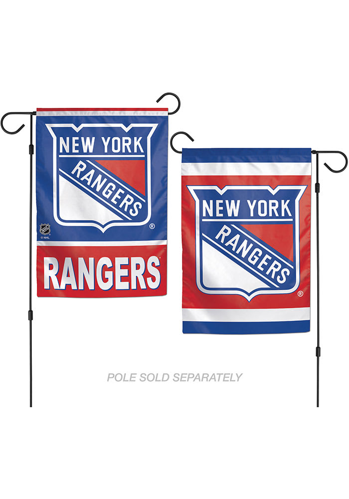 New York Rangers 2 Sided Team Logo Garden Flag