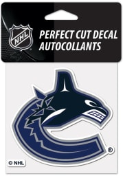 Vancouver Canucks 4x4 inch Auto Decal - Green