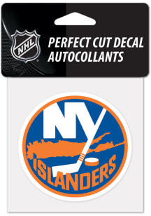 New York Islanders 4x4 inch Auto Decal - Blue