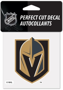 Vegas Golden Knights 4x4 inch Auto Decal - Grey