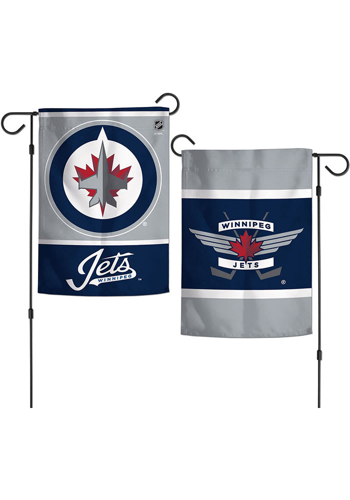 Winnipeg Jets 2 Sided Team Logo Garden Flag