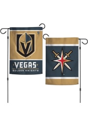 Vegas Golden Knights 2 Sided Team Logo Garden Flag
