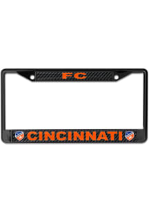 FC Cincinnati Carbon Logo License Frame