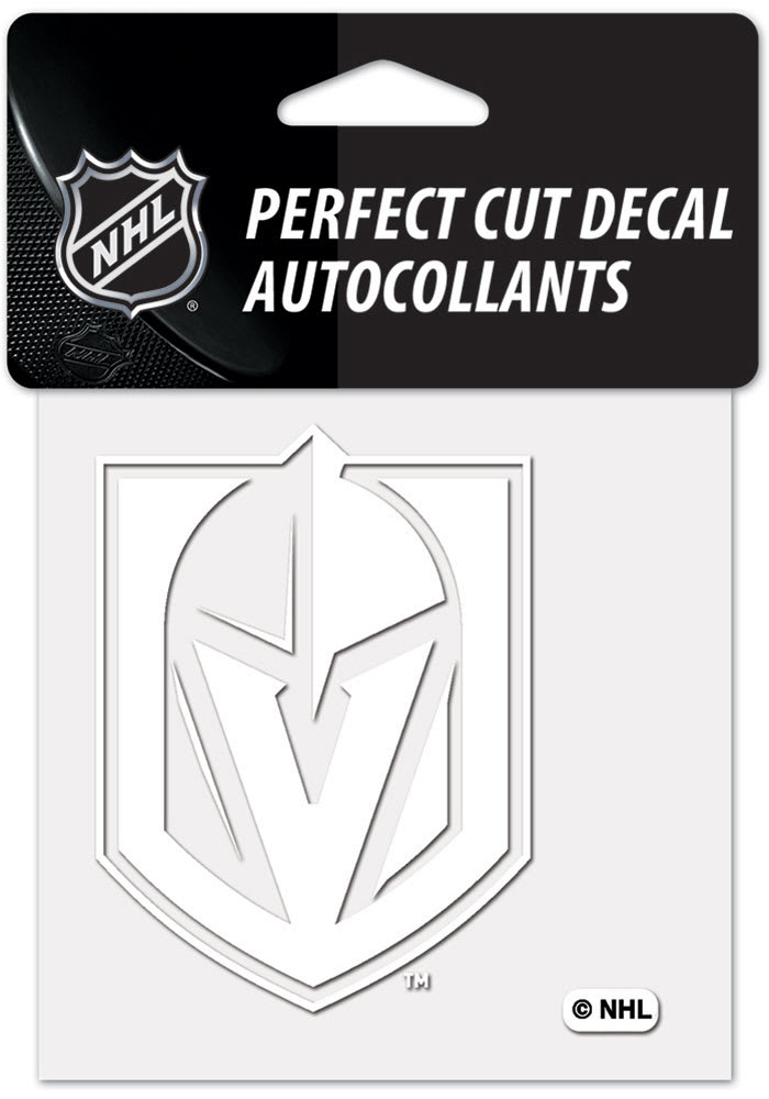 2023 Stanley Cup Champions Vegas Golden Knights White Perfect Cut Decal,  4x4 Inch