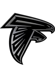 Atlanta Falcons Chrome Car Emblem - Silver