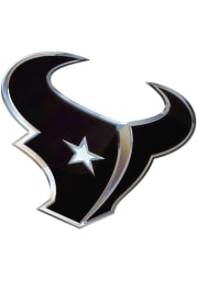 Houston Texans Chrome Car Emblem - Silver