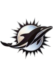Miami Dolphins Chrome Car Emblem - Silver