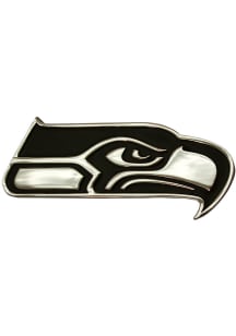 Seattle Seahawks Chrome Car Emblem - Silver