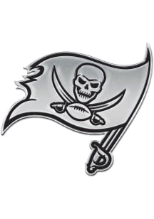 Tampa Bay Buccaneers Chrome Car Emblem - Silver