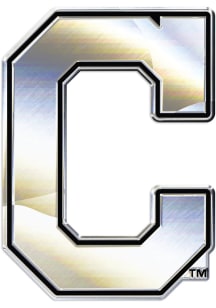 Cleveland Indians Chrome Car Emblem - Silver