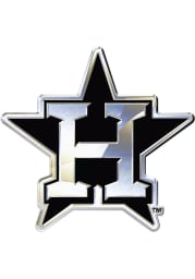 Houston Astros Chrome Car Emblem - Silver