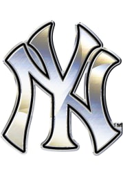 New York Yankees Chrome Car Emblem - Silver