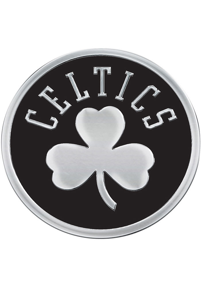 Boston Celtics Chrome Car Emblem - Silver