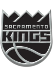 Sacramento Kings Chrome Car Emblem - Silver