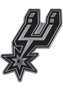 San Antonio Spurs Chrome Car Emblem - Silver