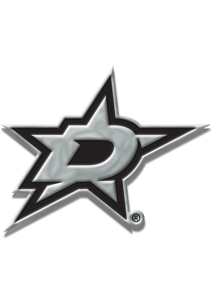 Dallas Stars Chrome Car Emblem - Silver