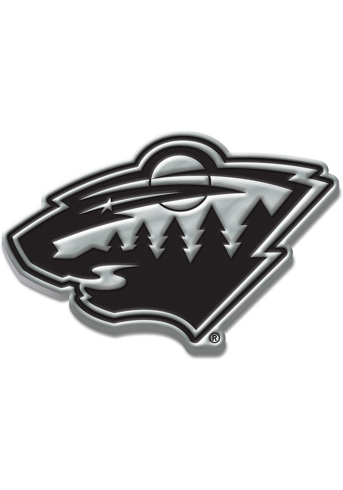 Minnesota Wild Chrome Car Emblem - Silver