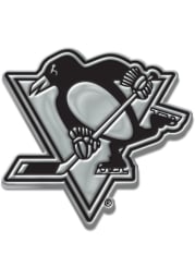 Pittsburgh Penguins Chrome Car Emblem - Silver