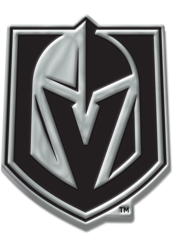Vegas Golden Knights Chrome Car Emblem - Silver