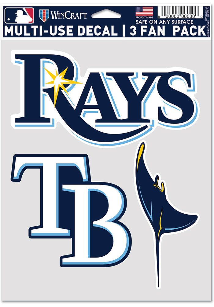 Tampa Bay Rays Chrome Color Hitch Cover