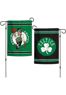 Boston Celtics 2 Sided Team Logo Garden Flag - Green
